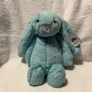 Jellycat NWT Bashful Aqua Medium Bunny